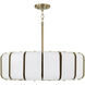 Marcell LED 26.5 inch Aged Brass Pendant Ceiling Light