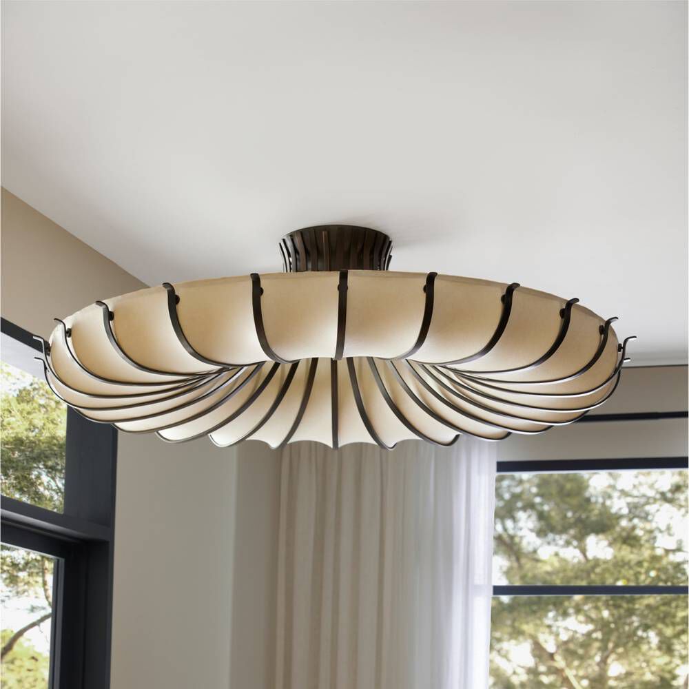 Chambers 10 Light Ivory Flush Mount Ceiling Light