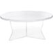 Chambord 40 X 18.25 inch Clear Coffee Table