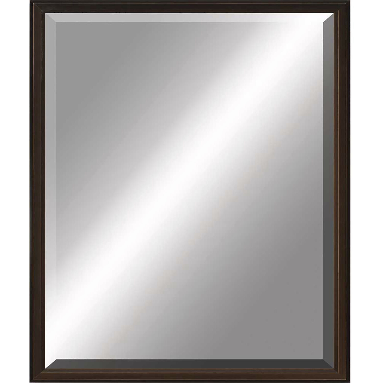 517 Mirror Group 31 X 25 inch Brown Wall Mirror