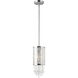 Madison 1 Light 4.25 inch Chrome Pendant Light Ceiling Light