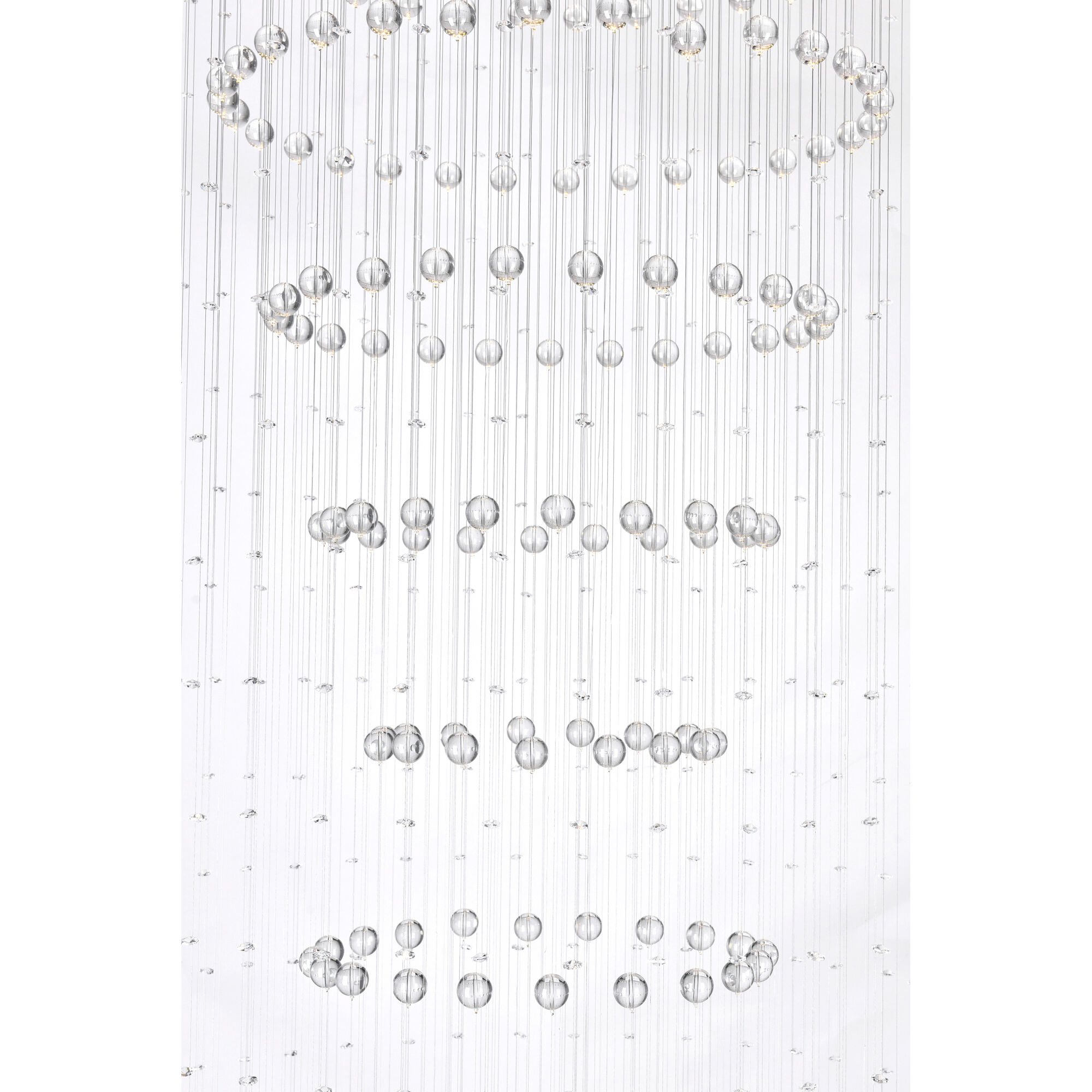 Hallway 18 Light 35 inch Chrome Flush Mount Ceiling Light