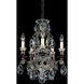 Signature Legacy Renaissance 5 Light 14.5 inch Antique Silver Chandelier Ceiling Light in Radiance