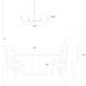 Hartsville 6 Light 42.5 inch Chalk Washed / Beachwood Chandelier Ceiling Light
