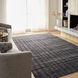 Pari 90 X 63 inch Dark Grey Rug in 5 x 7
