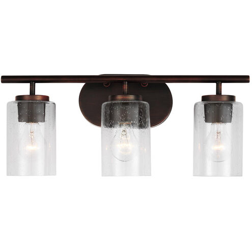 Oslo 3 Light 20 inch Bronze Wall Bath Fixture Wall Light