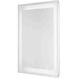 Captarent LED 36 X 30 inch White Led Illuminated Mirror