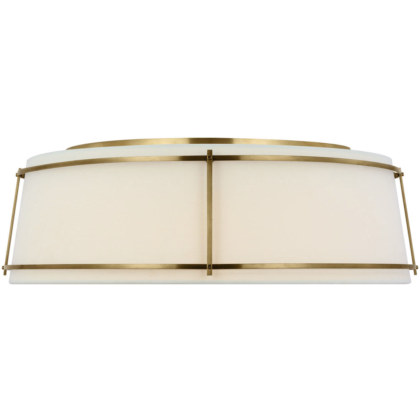 Carrier and Company Callaway LED 22.25 inch Hand-Rubbed Antique Brass Flush Mount Ceiling Light