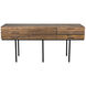 Zodiac 73 X 20.5 inch Dark Walnut Sideboard