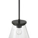 Connell 1 Light 10 inch Flat Black Pendant Ceiling Light