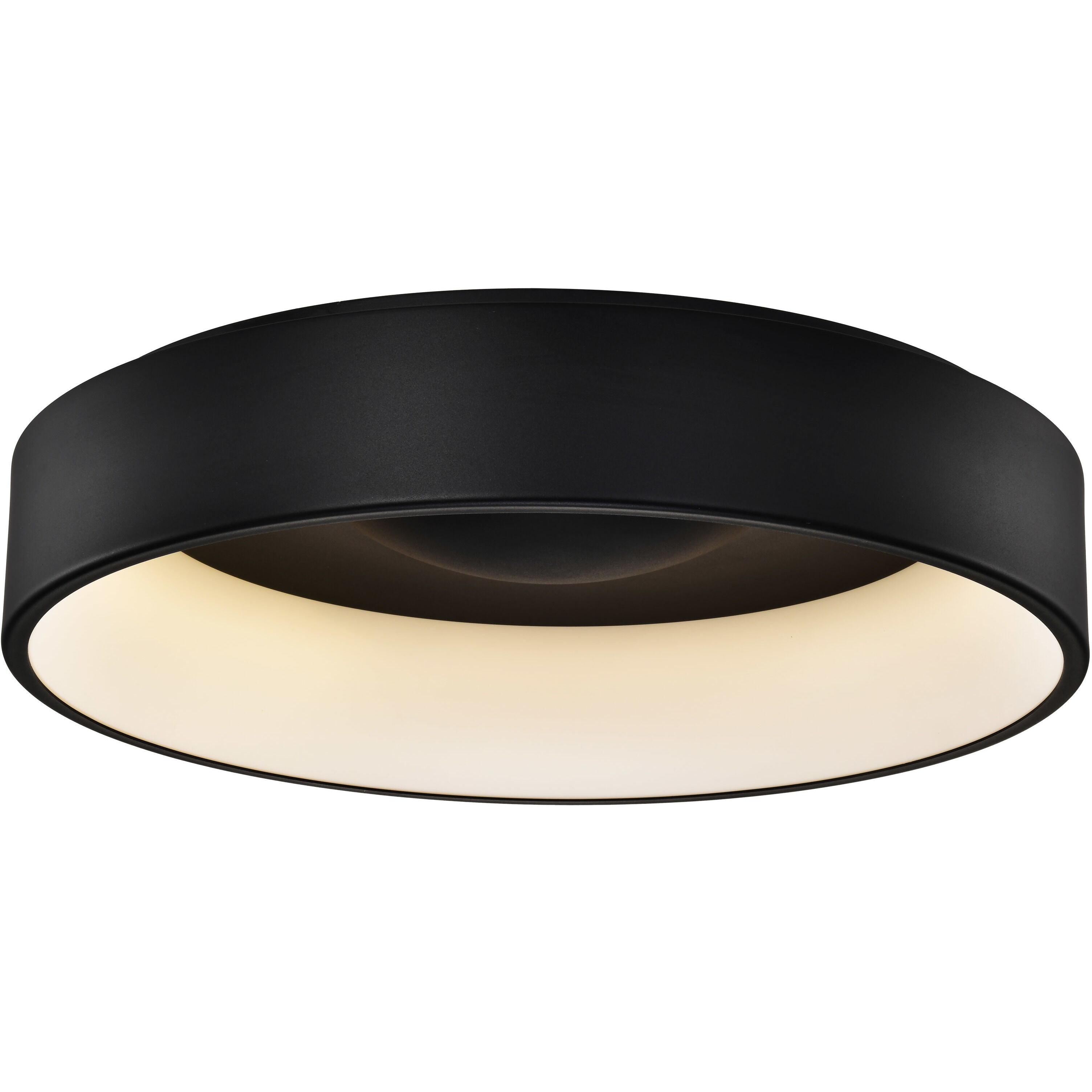 Orbit LED 23.5 inch Black Flush Mount Ceiling Light