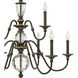 Eleanor 9 Light 35.25 inch Light Oiled Bronze Indoor Chandelier Ceiling Light