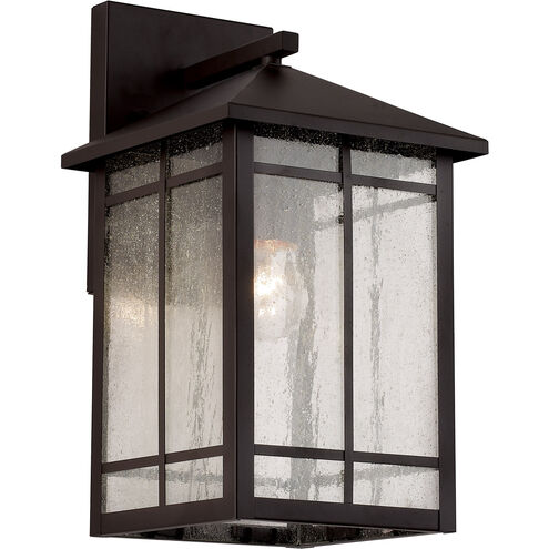 Capistrano 1 Light 13 inch Rubbed Oil Bronze Outdoor Wall Lantern