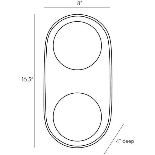 Glaze Sconce Wall Light, Large