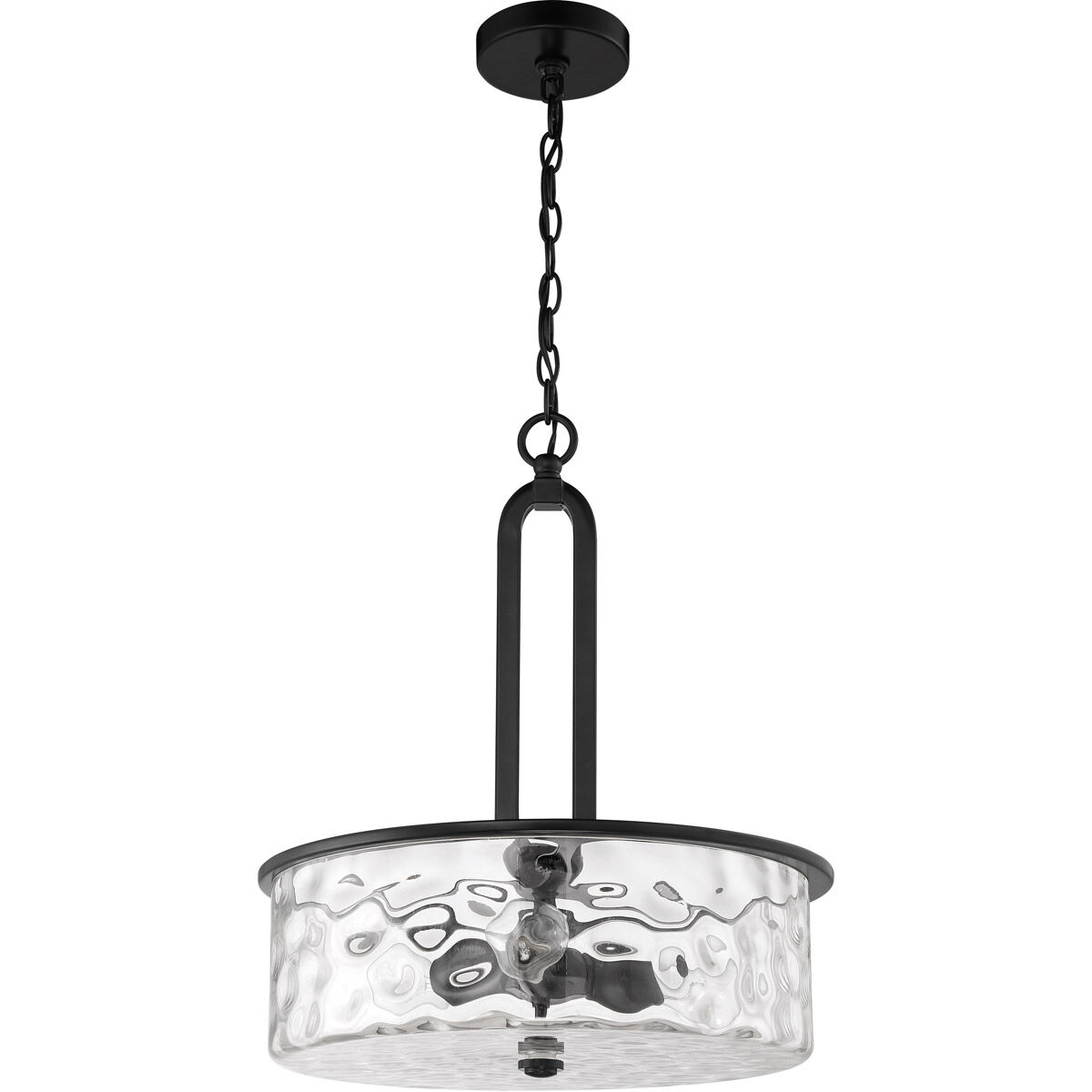 Collins 3 Light 18 inch Flat Black Pendant Ceiling Light