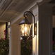 Victorian 21.25 inch Black Outdoor Wall Sconce