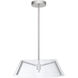 Cone LED 27 inch Chrome Linear Pendant Ceiling Light