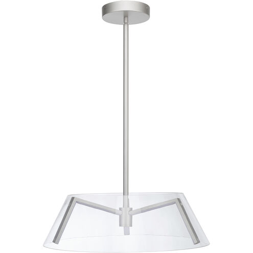 Cone LED 27 inch Chrome Linear Pendant Ceiling Light