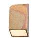 Ambiance Wall Sconce Wall Light, Closed Top Fixture, Tapered Rectangle