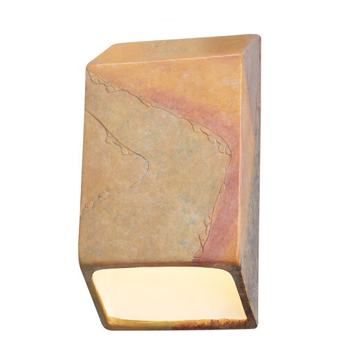 Ambiance Wall Sconce Wall Light, Closed Top Fixture, Tapered Rectangle