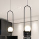 Capri 6 inch Black Pendant Ceiling Light