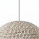Breanne 1 Light 20 inch Vintage White Pendant Ceiling Light