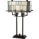 Evelyn 24 inch 60.00 watt Tiffany Bronze Table Lamp Portable Light