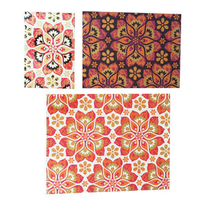 Georgiana Red and Multi-Color Notebook