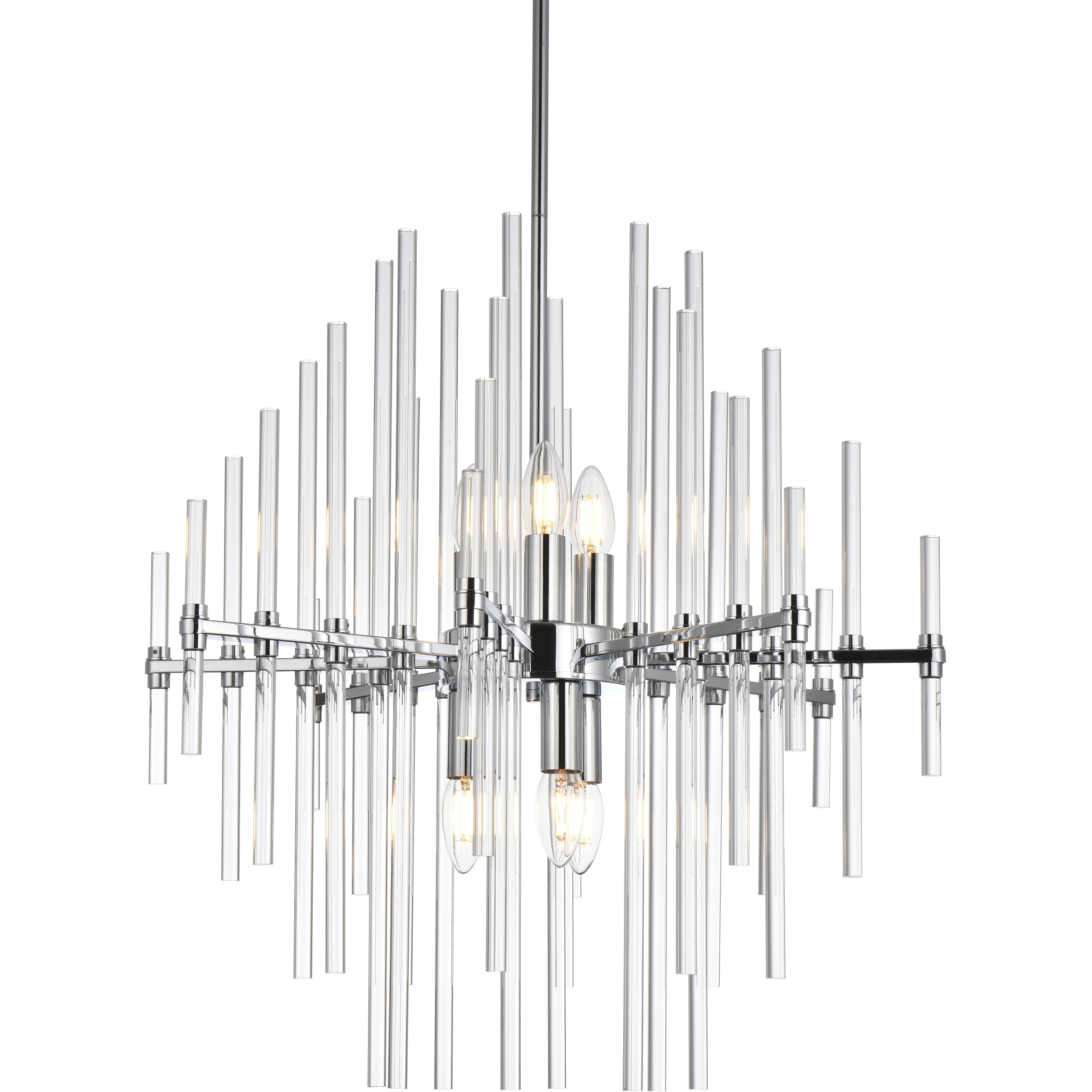 Sienna 6 Light 23 inch Chrome Pendant Ceiling Light