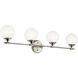 Benno 4 Light 34.00 inch Bathroom Vanity Light