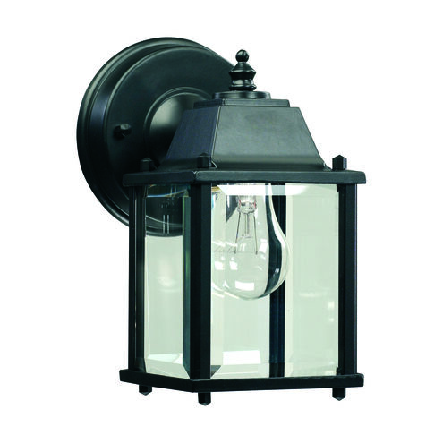 Fort Worth 1 Light 9 inch Black Outdoor Wall Lantern