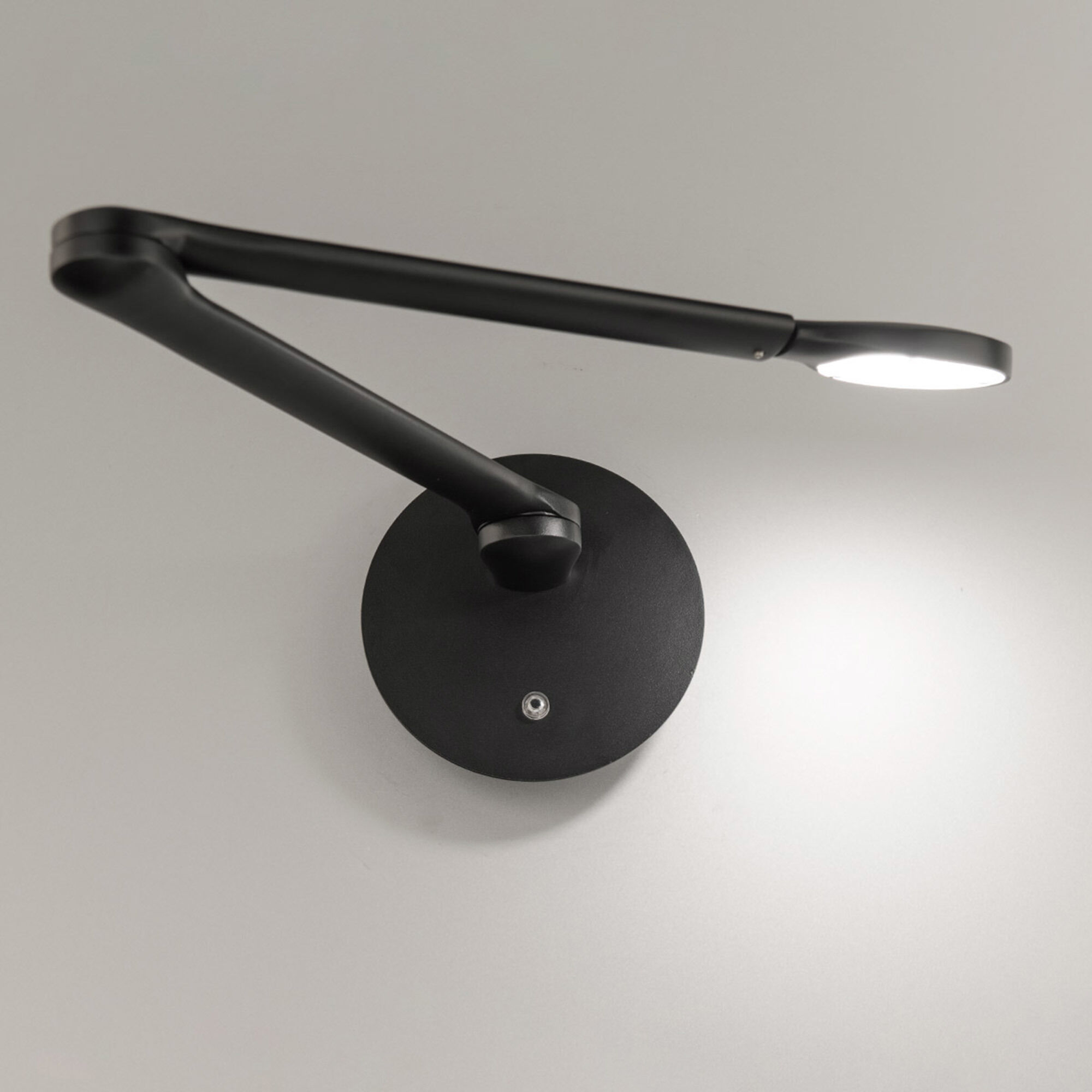 Reflex 1 inch 8 watt Black Headboard Light Wall Light