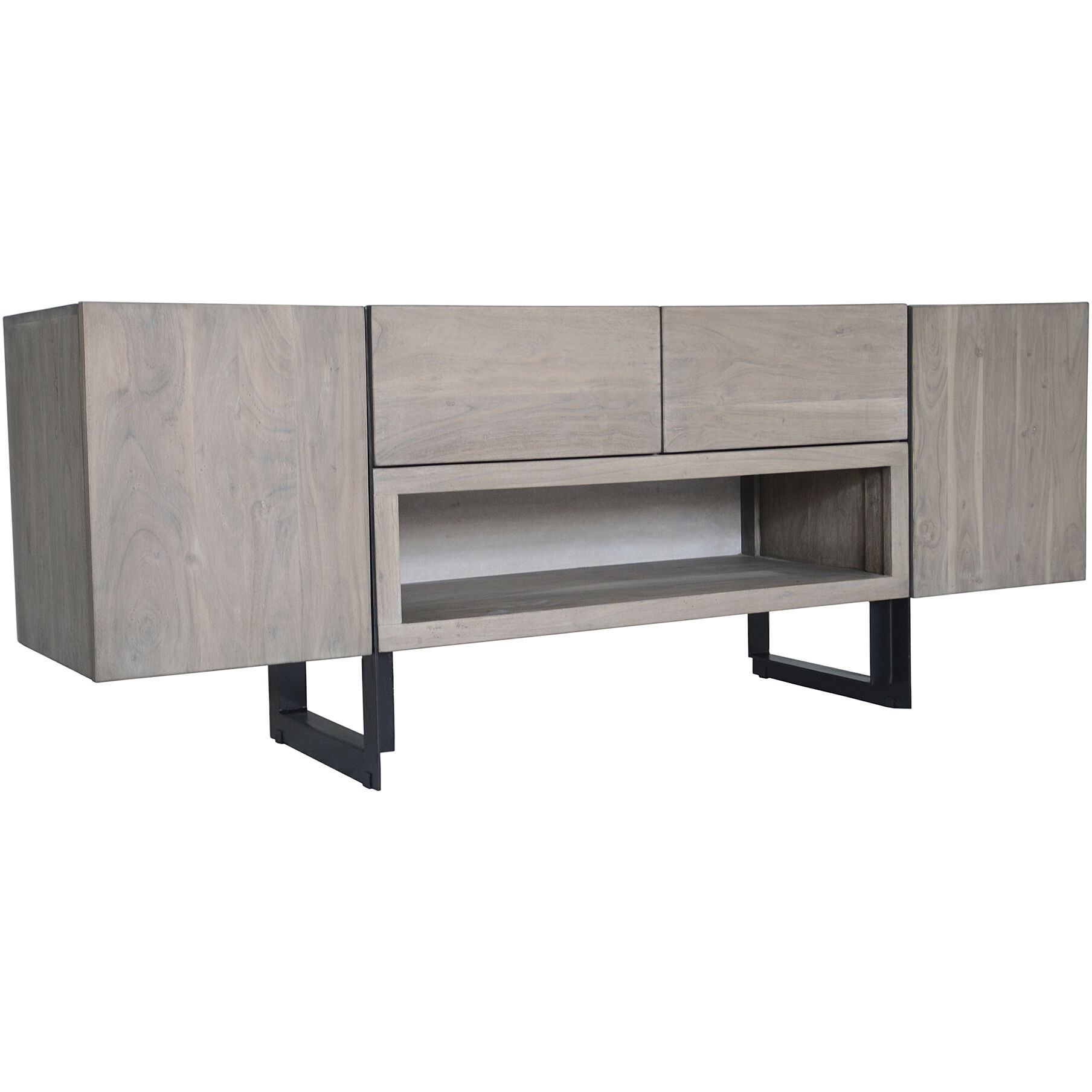 Tiburon 72 inch Grey TV Table