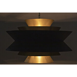 Arion 4 Light 29 inch Antique Brass Pendant Ceiling Light