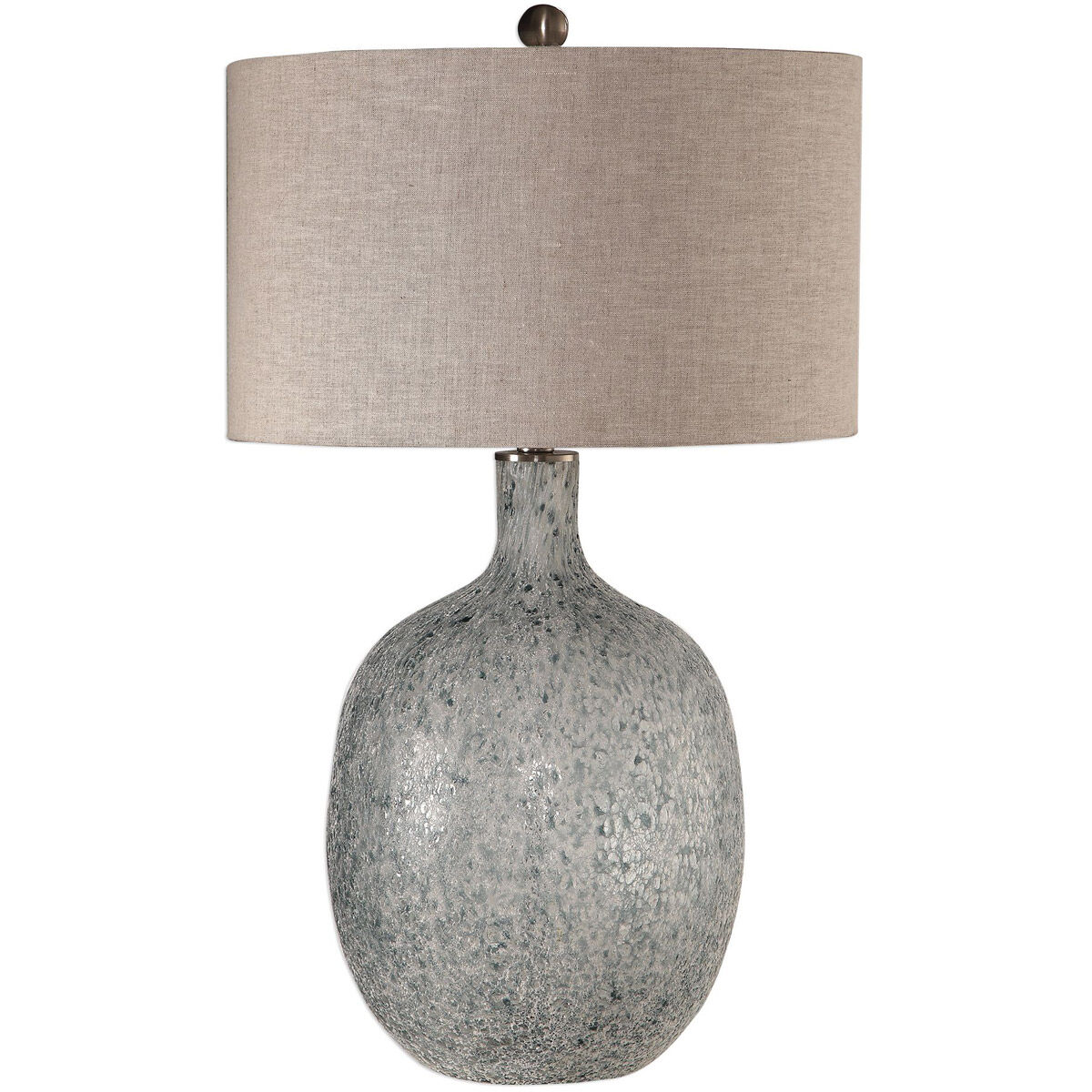 Oceaonna 30 inch 150 watt Aged White with Blue Green Highlights Table Lamp Portable Light