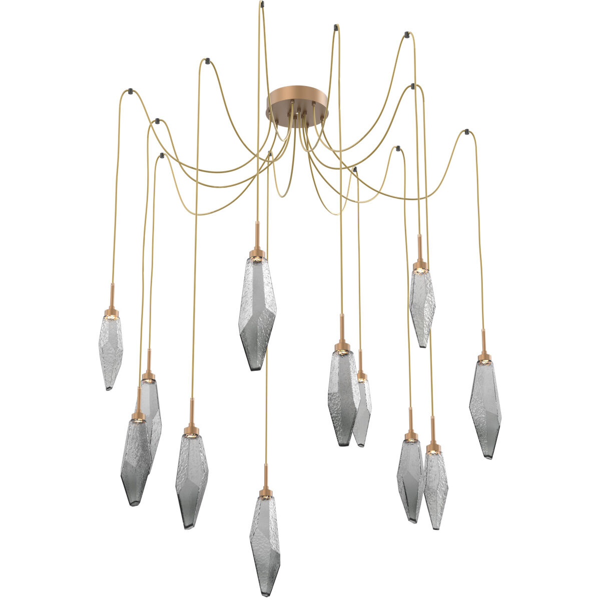 Rock Crystal 12 Light 13.50 inch Pendant