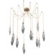 Rock Crystal 12 Light 13.50 inch Pendant