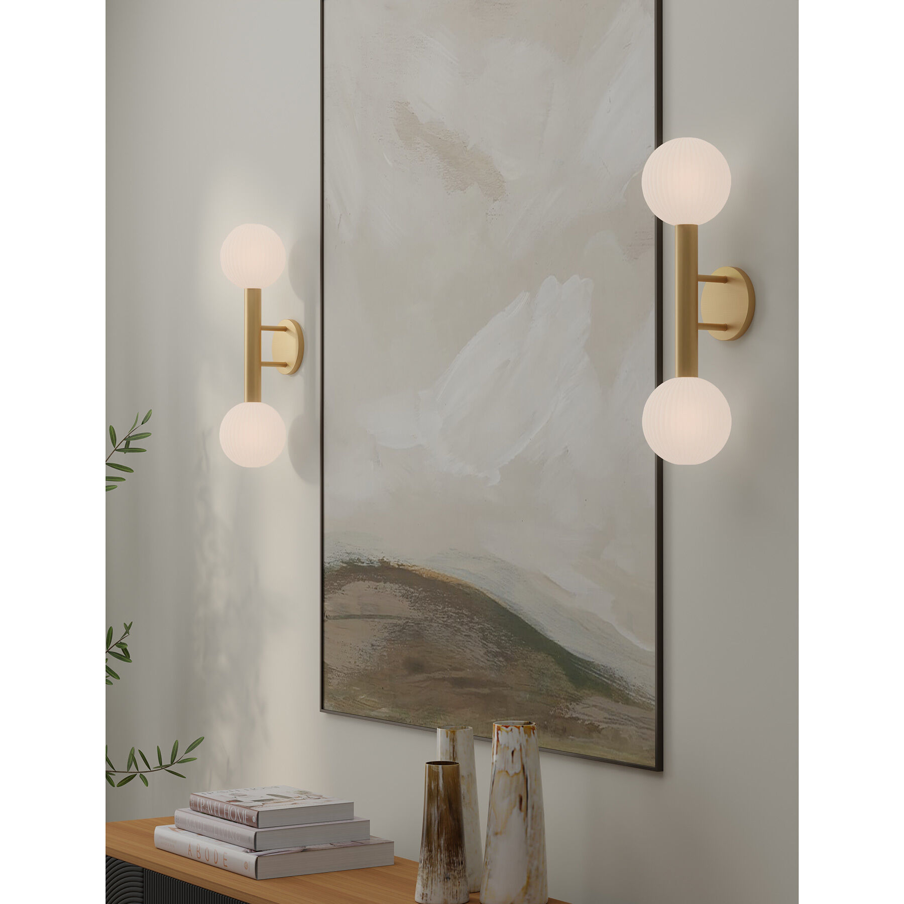 Fenton Wall Sconce Wall Light in Legacy Brass