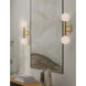 Fenton Wall Sconce Wall Light in Legacy Brass