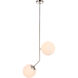 Ryland 2 Light 21 inch Chrome Pendant Ceiling Light