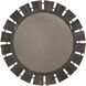 Blade 50.5 X 50.5 inch Black with Clear Wall Mirror