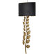 Birdwood 2 Light 16 inch Satin Black Wall Sconce Wall Light