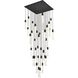 Aurora 36 Light 42 inch Black Chandelier Ceiling Light