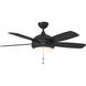 Discus Classic 44 44 inch Matte Black Ceiling Fan