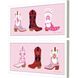 Juvenile Collection Pink Framed Art