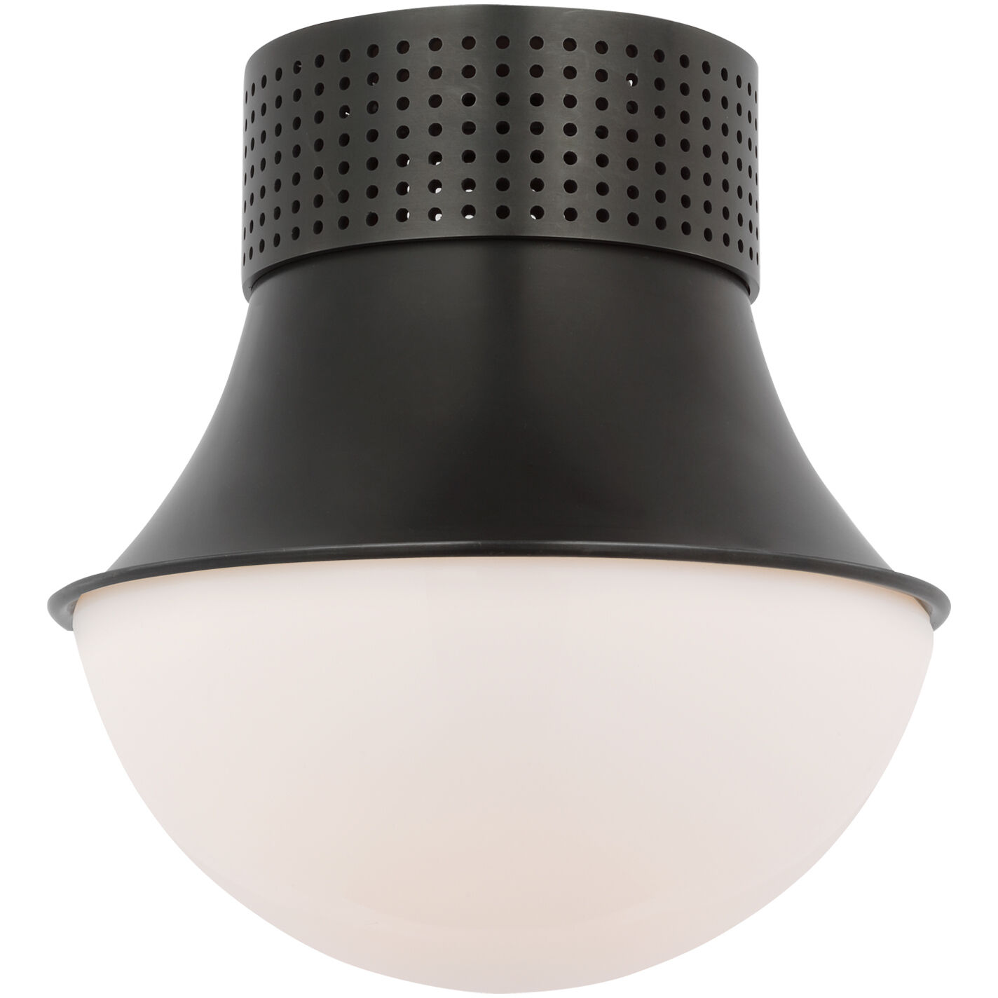Kelly Wearstler Precision LED 8.75 inch Bronze Flush Mount Ceiling Light