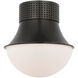 Kelly Wearstler Precision LED 8.75 inch Bronze Flush Mount Ceiling Light