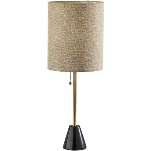 Tucker 28 inch 100.00 watt Antique Brass Table Lamp Portable Light