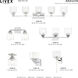 Aragon 1 Light 5 inch Polished Chrome Semi-Flush Mount Ceiling Light