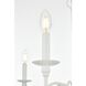 Rohan 6 Light 48 inch White Chandelier Ceiling Light